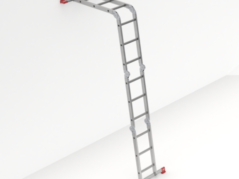 Multifunction Aluminium Ladder 3D-Modell