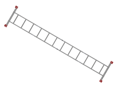 Multifunction Aluminium Ladder 3D-Modell