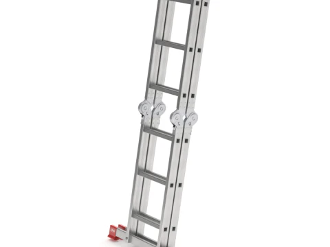 Multifunction Aluminium Ladder 3D Model