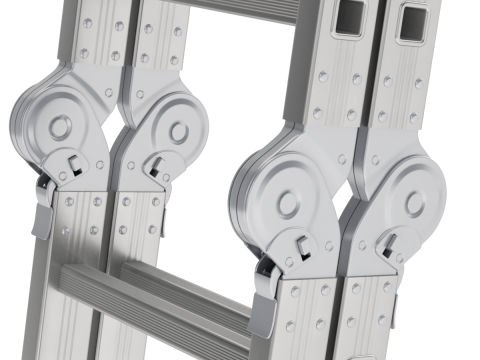 Multifunction Aluminium Ladder 3D-Modell