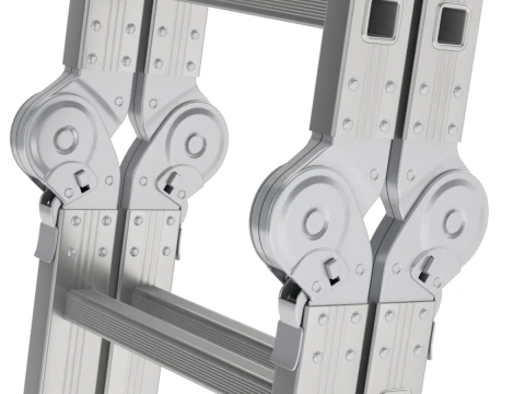 Multifunction Aluminium Ladder 3D Model