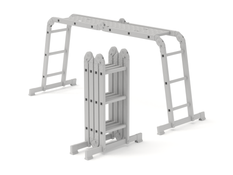 Multifunction Aluminium Ladder 3D-Modell