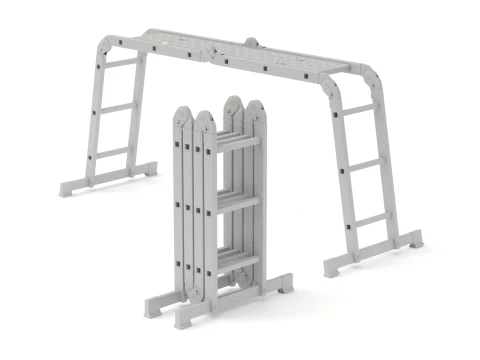 Multifunction Aluminium Ladder 3D Model