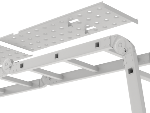 Multifunction Aluminium Ladder 3D-Modell