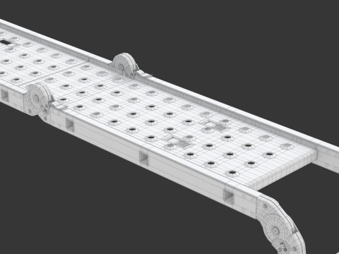 Multifunction Aluminium Ladder 3D-Modell