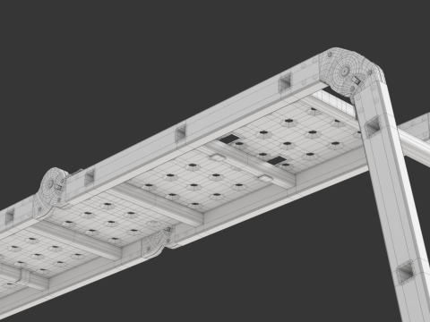 Multifunction Aluminium Ladder 3D-Modell