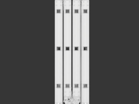 Multifunction Aluminium Ladder 3D-Modell