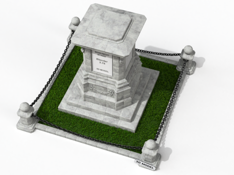 Monument Stand 3D Model