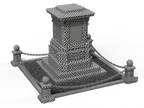 Monument Stand 3D Model