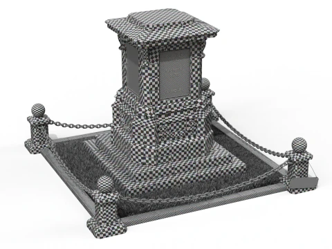 記念碑スタンド 3Dモデル