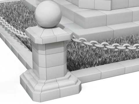 記念碑スタンド 3Dモデル