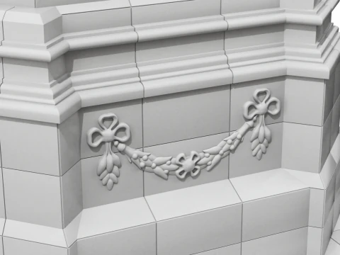 記念碑スタンド 3Dモデル
