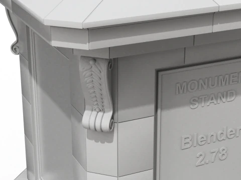 記念碑スタンド 3Dモデル