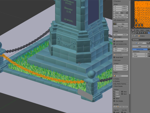 Monument Stand 3D Model