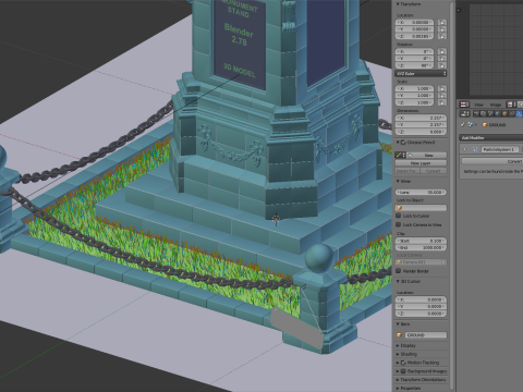 Monument Stand 3D Model