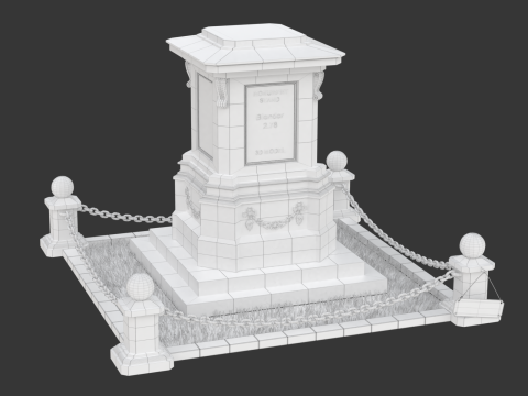 Monument Stand 3D Model