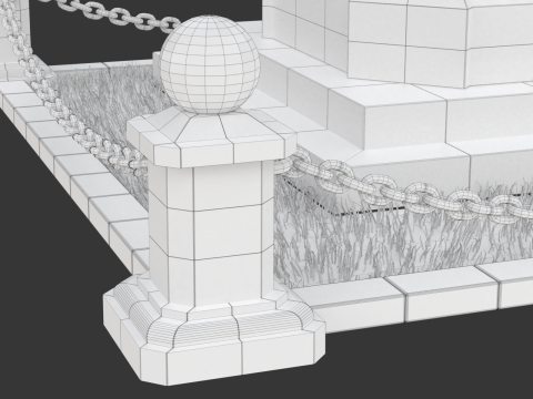 Monument Stand 3D Model