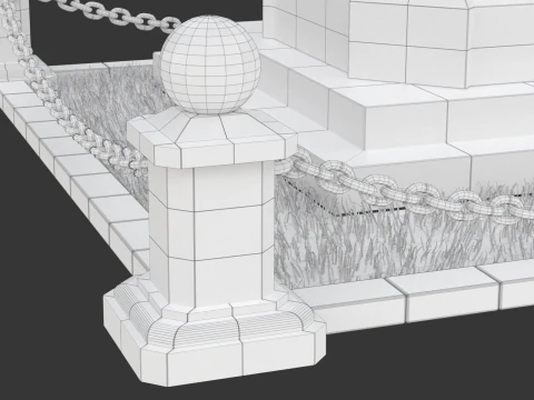記念碑スタンド 3Dモデル