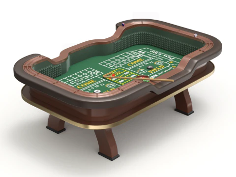 Tableau de craps Modèle 3D