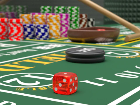 Tableau de craps Modèle 3D