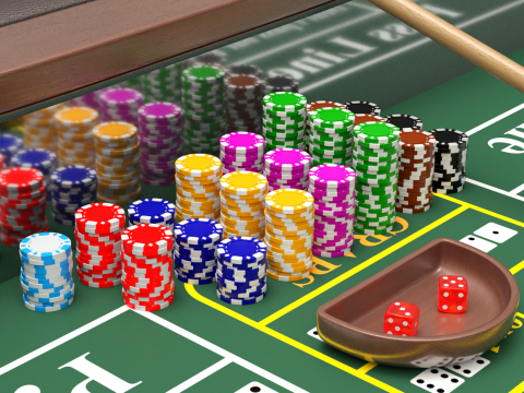 Craps Table 3Dモデル
