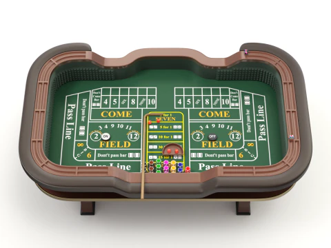 Tableau de craps Modèle 3D