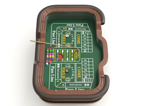 Tableau de craps Modèle 3D