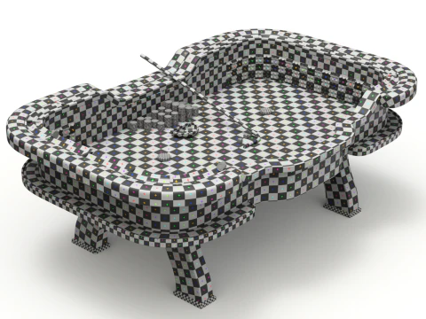 Tableau de craps Modèle 3D