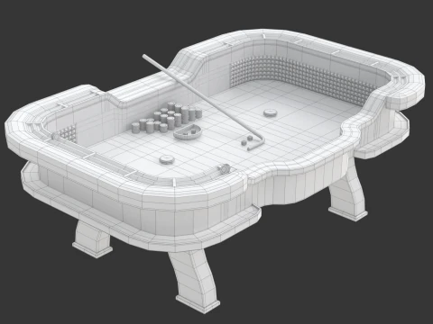 Tableau de craps Modèle 3D