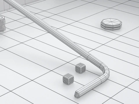 Tableau de craps Modèle 3D