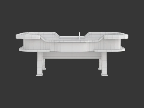 Tableau de craps Modèle 3D