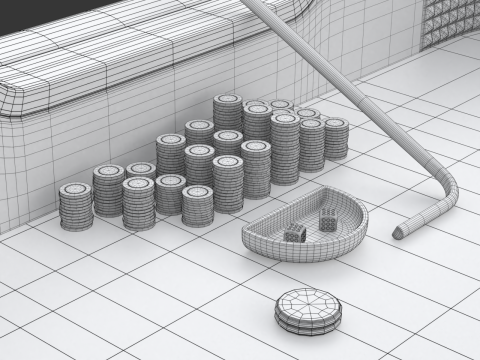 Craps Table 3Dモデル