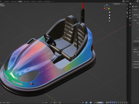 Bumper Car 3D Model