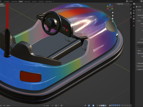 Bumper Car 3D Model
