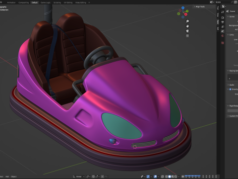 Bumper Car 3D Model