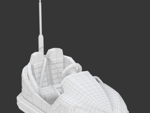 Bumper Car 3D Model