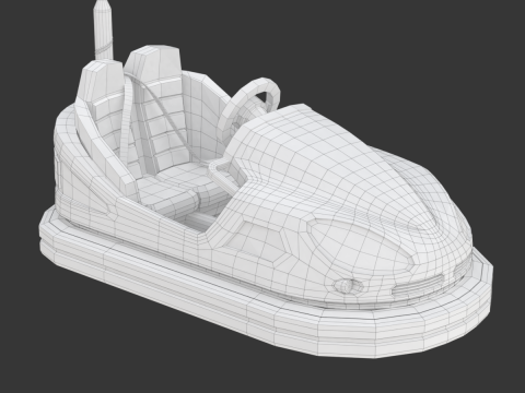 Bumper Car 3D Model
