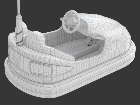 Bumper Car 3D Model