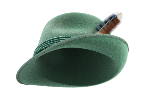 Traditional German Hat Model 3D