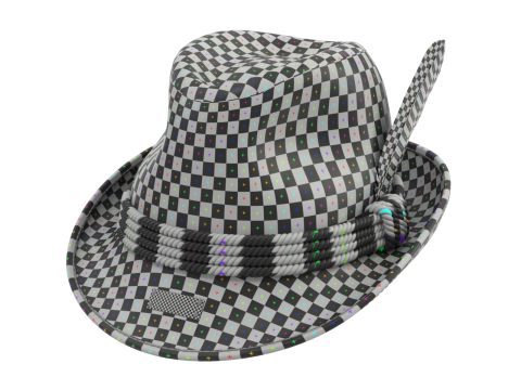 Traditional German Hat Model 3D