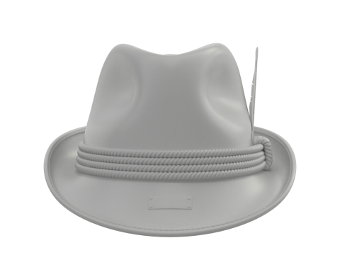 Traditional German Hat Model 3D