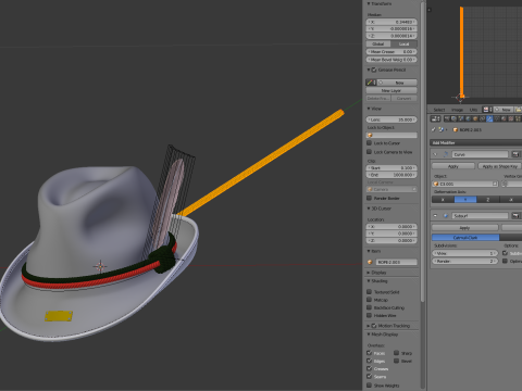 Traditional German Hat Model 3D