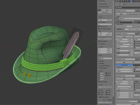 Traditional German Hat Model 3D