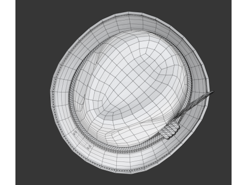 Traditional German Hat Model 3D