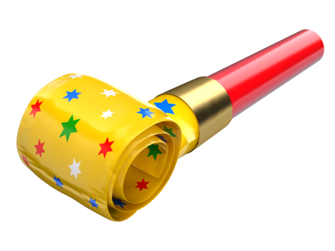 Party Whistle Animation 3D-Modell