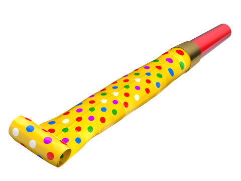 Party Whistle Animation 3D-Modell