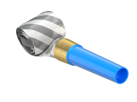 Party Whistle Animation 3D-Modell