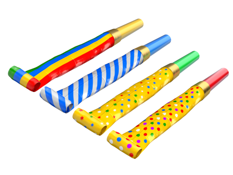 Party Whistle Animation 3D-Modell
