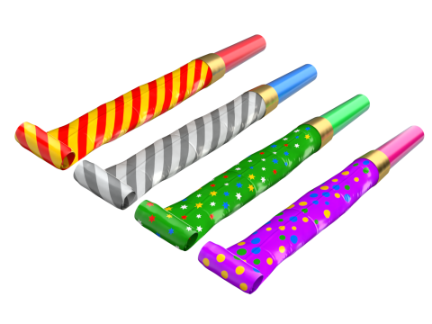 Party Whistle Animation 3D-Modell