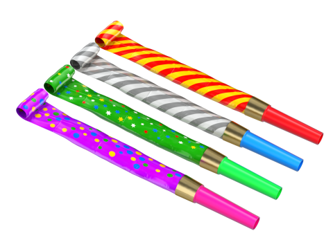 Party Whistle Animation 3D-Modell
